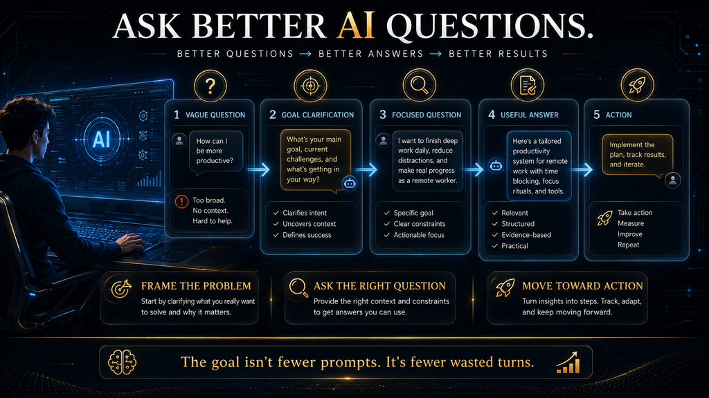 How to ask AI better questions to save time and get useful answers