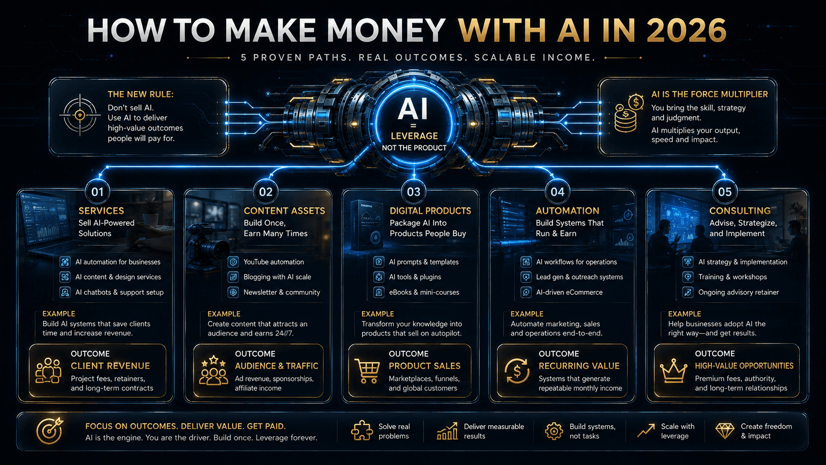 How to Make Money With AI in 2026: 12 Practical Methods