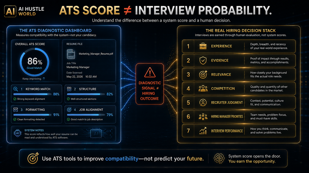 ATS score is not the same as interview probability