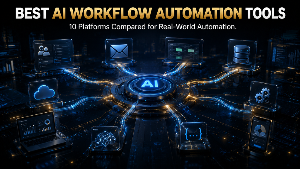 Best AI workflow automation tools connected across business applications