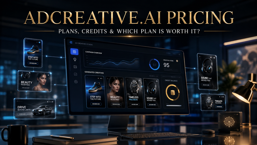 AdCreative.ai pricing plans and creative generation value
