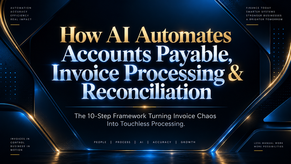 How AI Automates Accounts Payable, Invoice Processing & Reconciliation