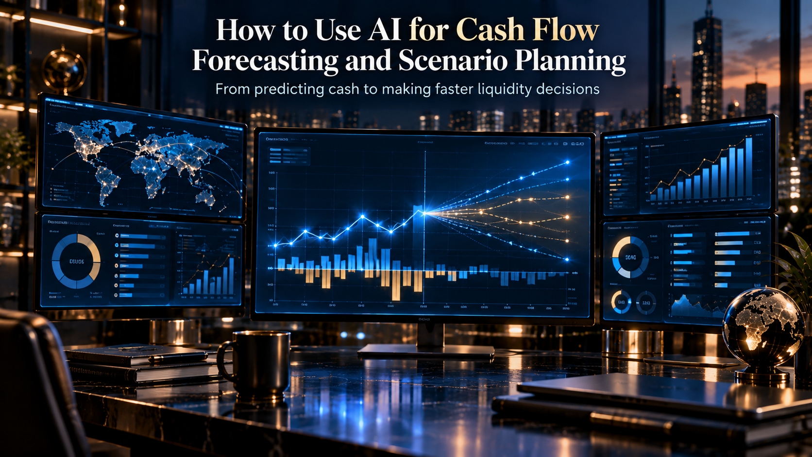 AI for cash flow forecasting and scenario planning for liquidity management