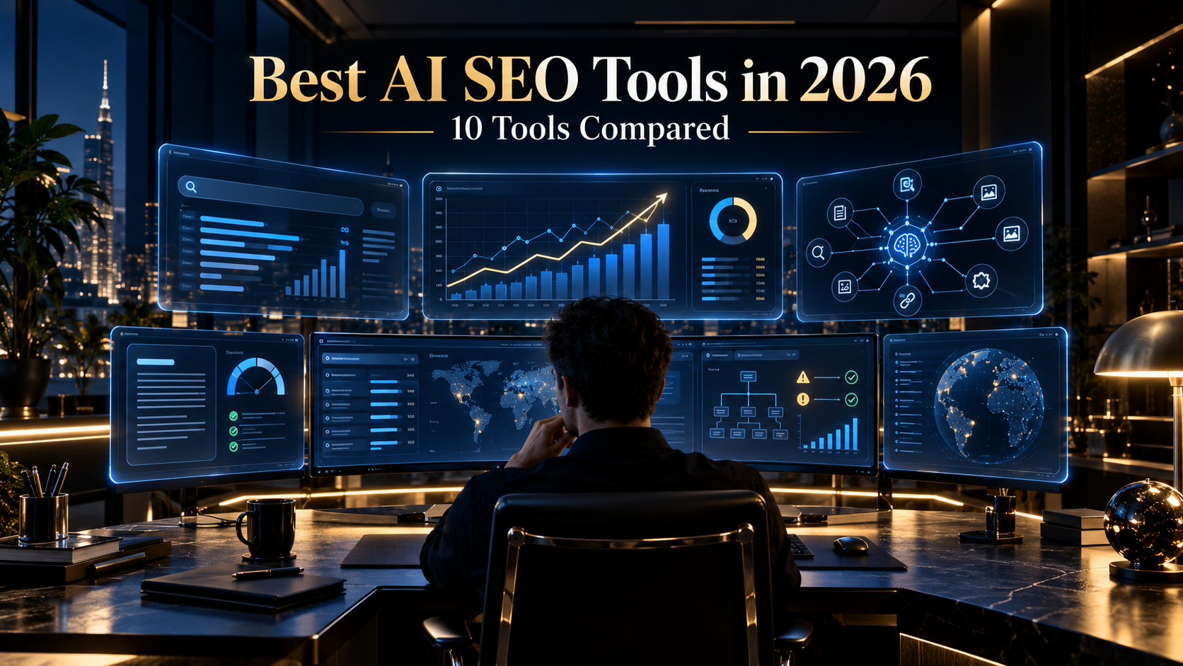 Best AI SEO tools in 2026 compared across research, content optimization, technical SEO, strategy, and automation.