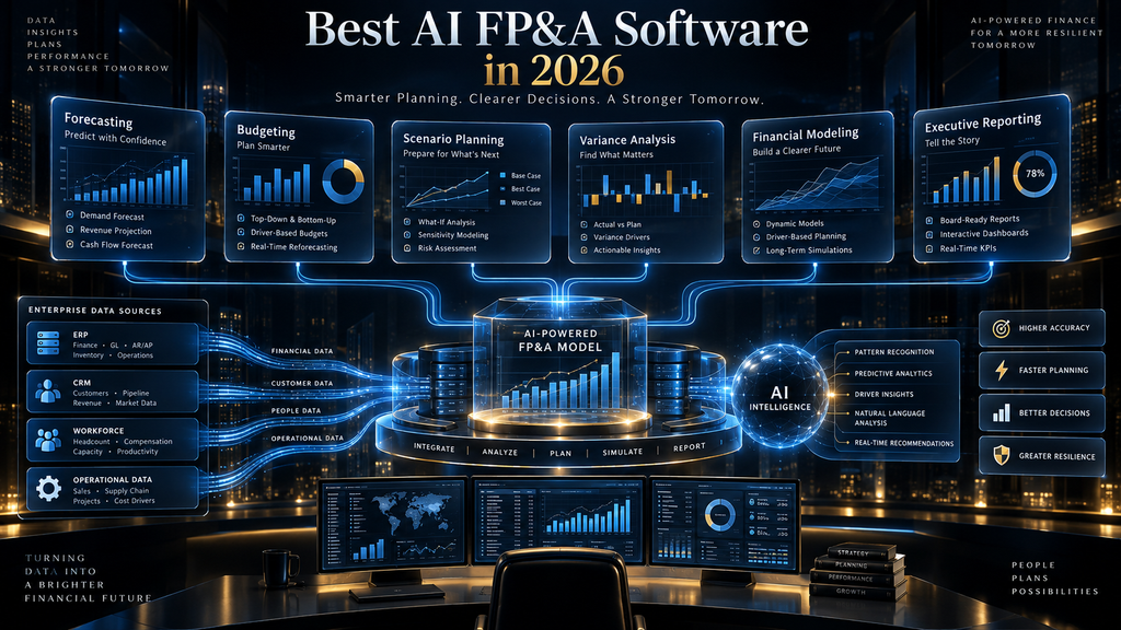 Best AI FP&A software in 2026 for forecasting planning and financial analysis