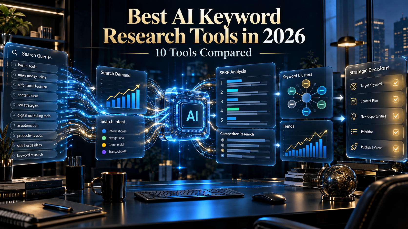 Best AI keyword research tools in 2026