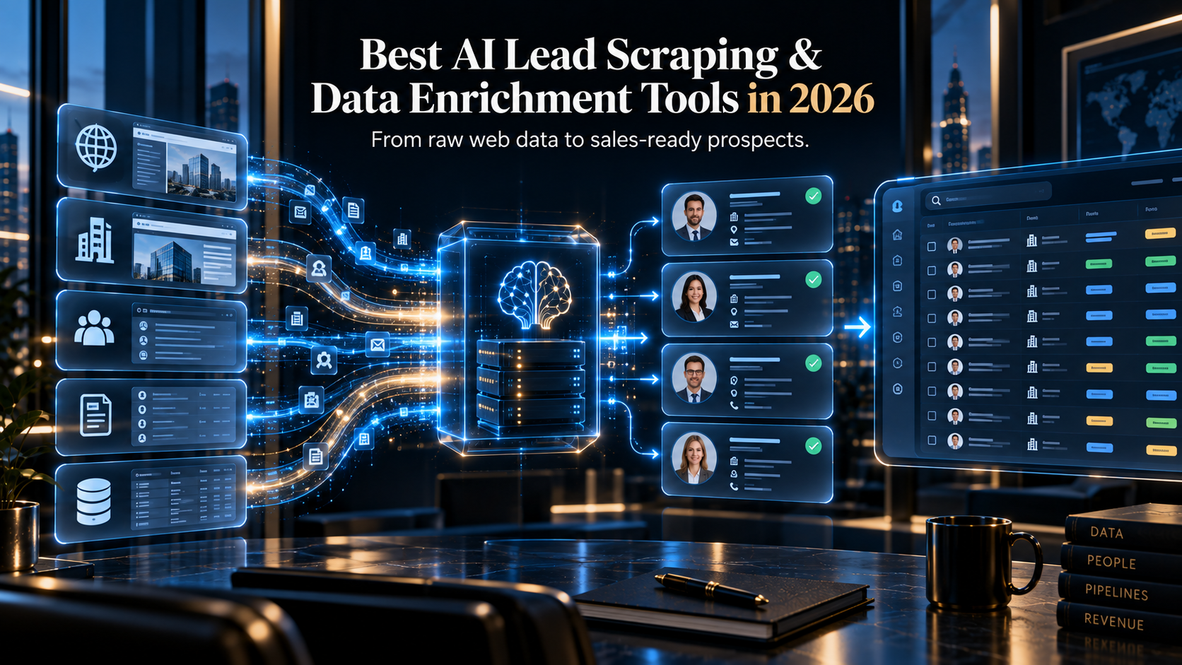 Best AI lead scraping & data enrichment tools in 2026