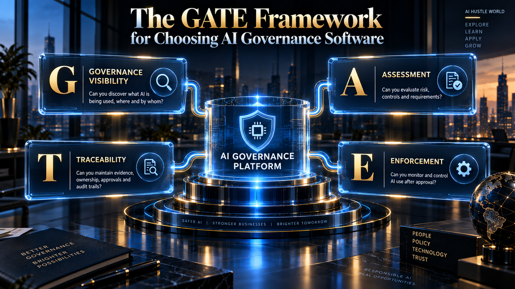 AI Hustle World GATE framework for evaluating AI governance platforms