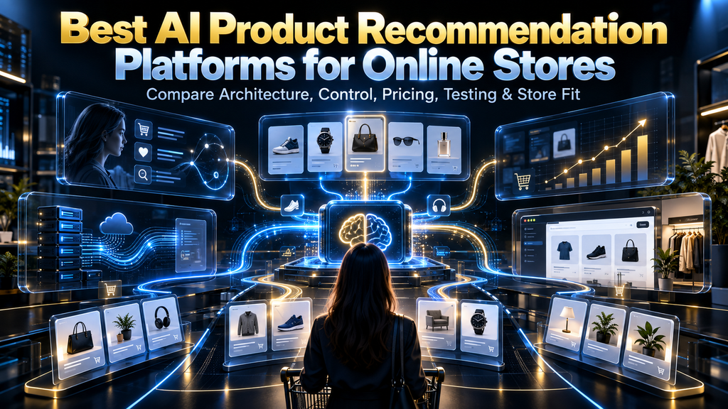 Best AI product recommendation platforms comparison for ecommerce stores.