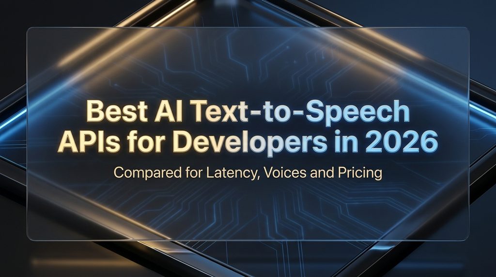 Best AI text-to-speech APIs for developers in 2026 — hero image 