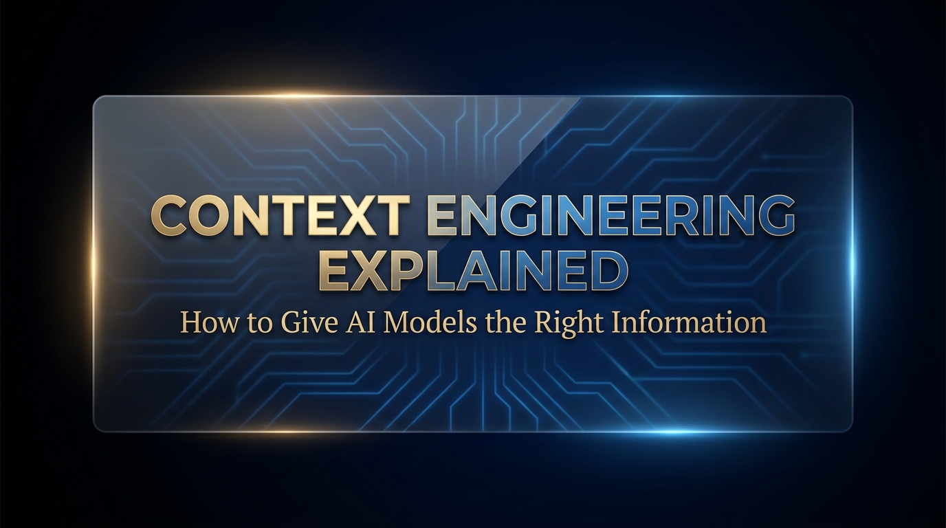Context engineering explained — how to give AI models the right information