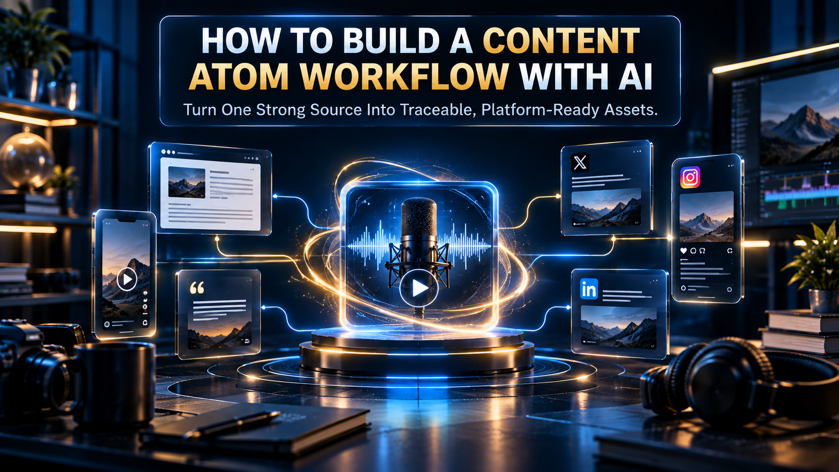How to build a content atom workflow with AI
