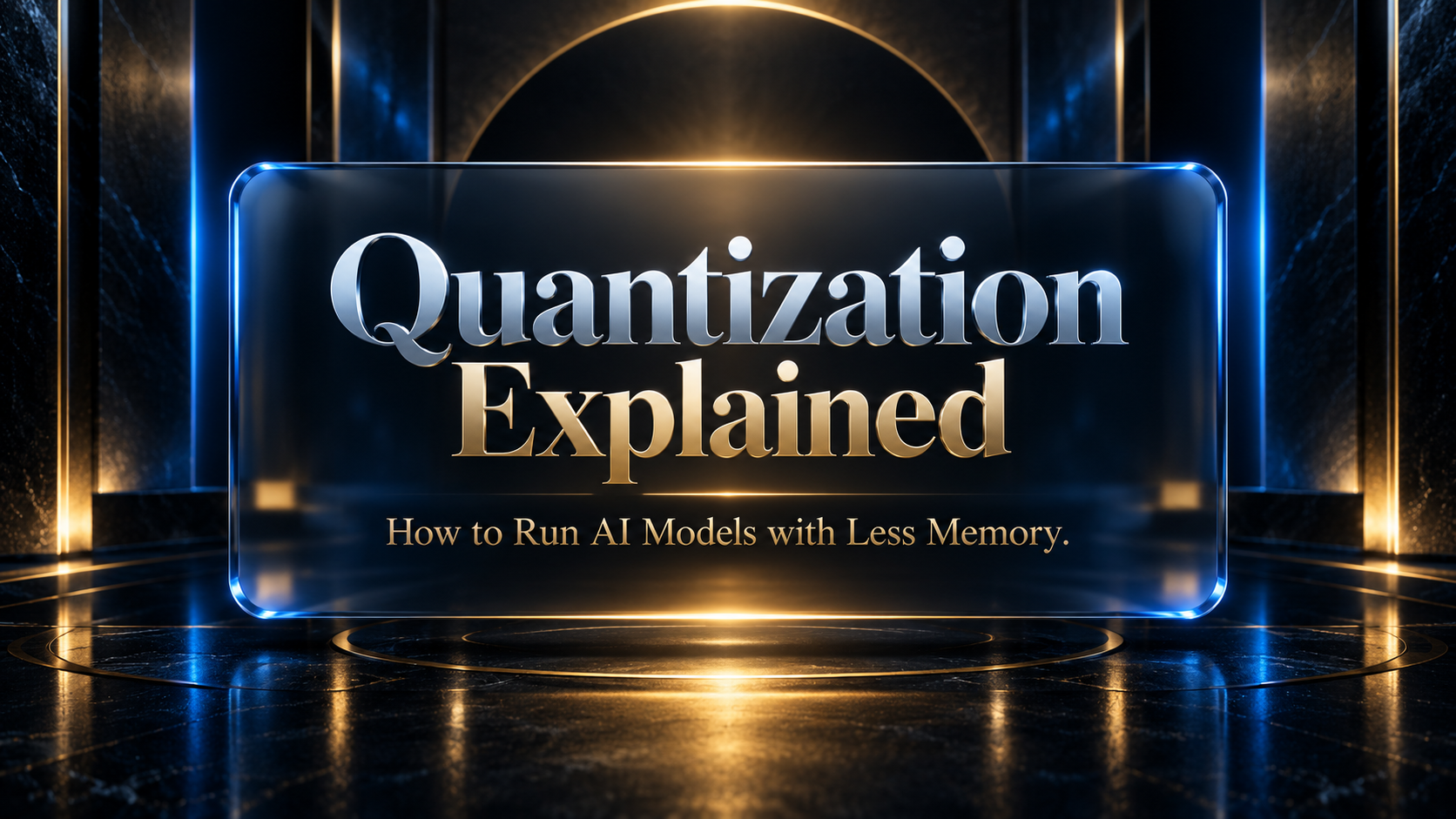 Quantization Explained: How to Run AI Models with Less Memory — hero graphic