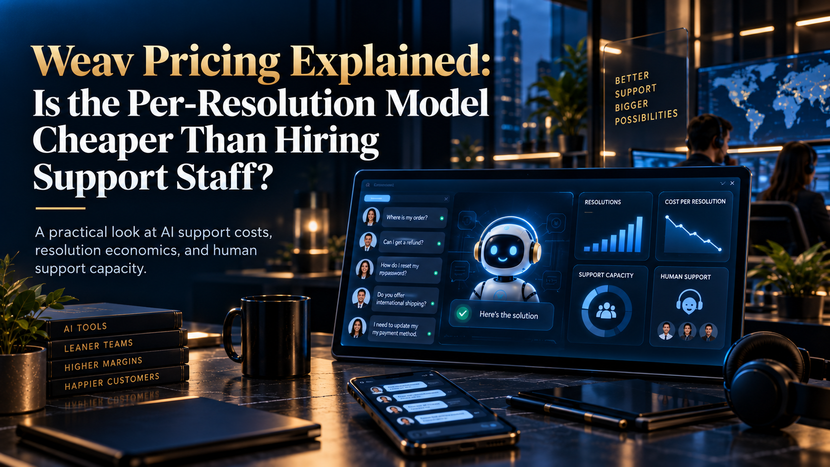Weav pricing and AI customer support economics in 2026